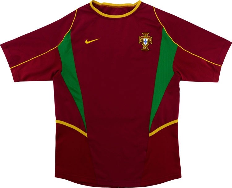 Tailandia Camiseta Portugal Primera equipo Retro 2002 Rojo